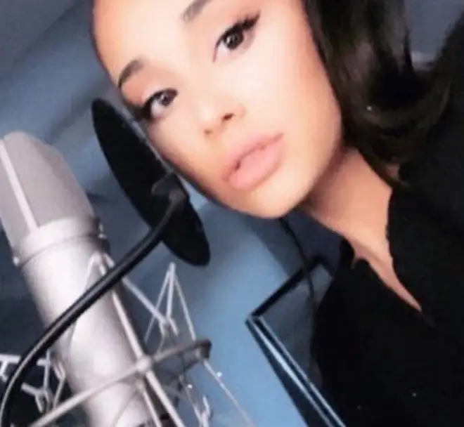 Ariana Grande's been in the studio non stop since lockdown