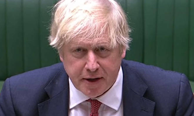 Boris Johnson made the comments in the Houses of Parliament.