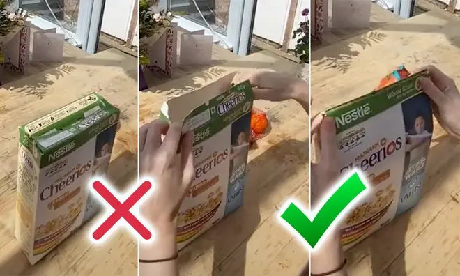 Everyone has been raving about the cereal box folding hack