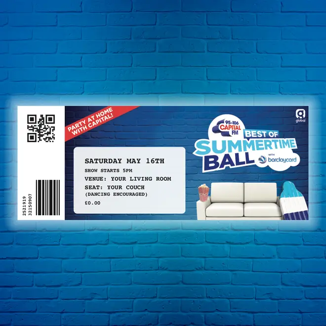 Your very own Best of Capital's Summertime Ball ticket