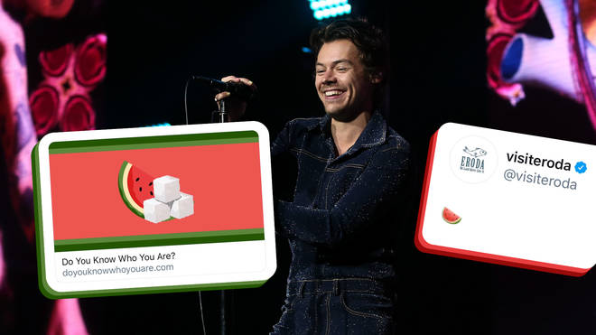 Harry Styles' music video for 'Watermelon Sugar' was teased on social media