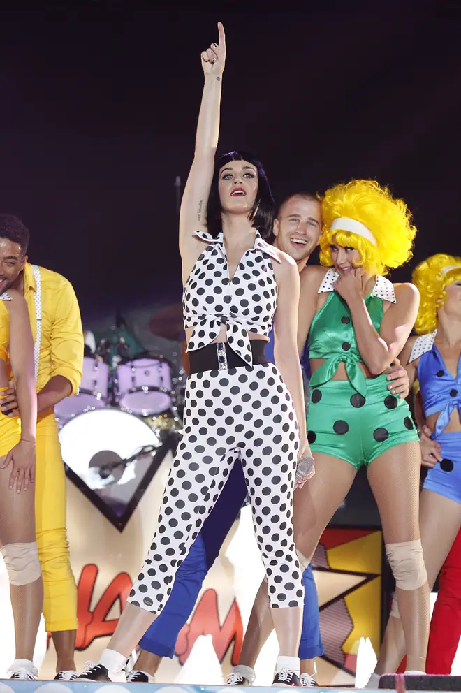 Katy Perry performed 'California Gurls' at Capital's Summertime Ball in 2012