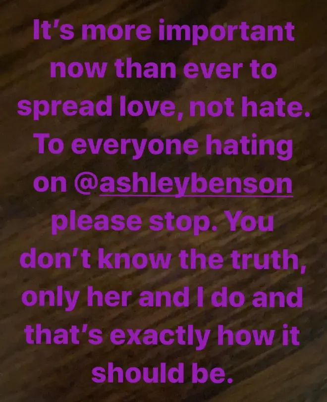 Cara Delevingne wrote about Ashley Benson on her Instagram Story