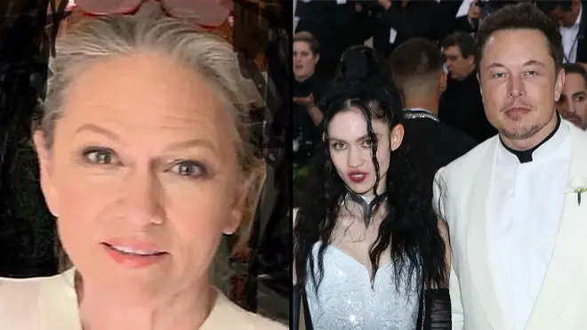 Grimes' mum hit out at the billionaire on Twitter.