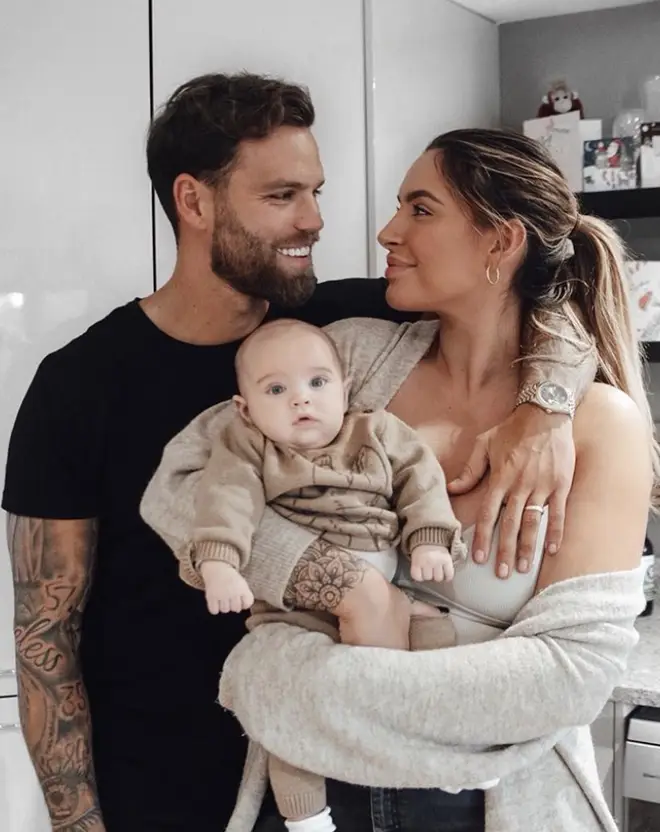 Jess Shears and Dom Lever welcomed their son in December 2019