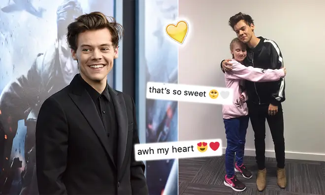 Harry Styles met Freya Lewis while promoting his first solo record
