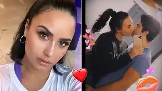 Demi Lovato has posted a series of cosy pics with her new bae Max Ehrich
