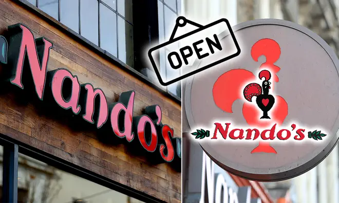 Nando's has revealed the locations of restaurants set to open for delivery and collection