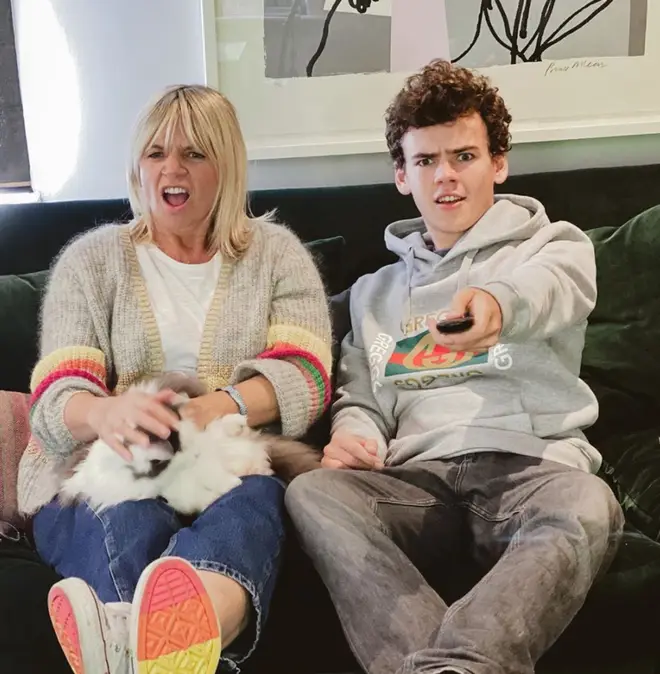 Zoe Ball and son Woody Cook are taking part in Celebrity Gogglebox 2020