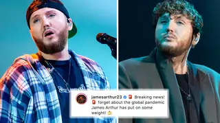 James Arthur calls out headline claiming he's gained weight in lockdown