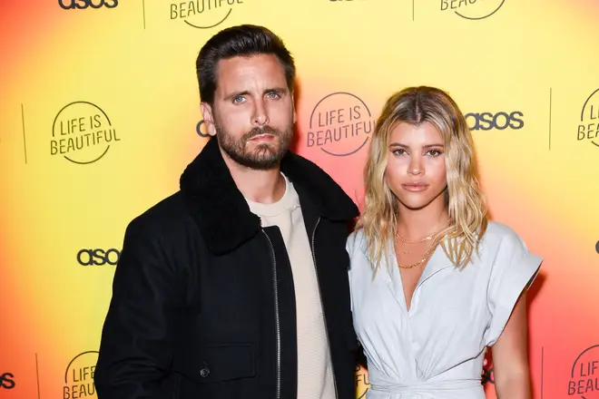 Scott Disick and Sofia Richie on the red carpet in 2019