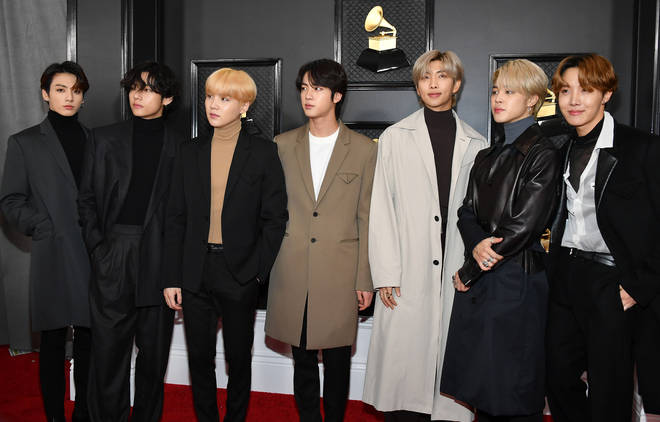 BTS at the 62nd Annual GRAMMY Awards