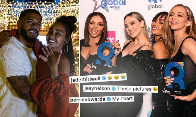 Little Mix are so happy about Leigh-Anne Pinnock's engagement!