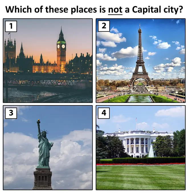 Which of these places is not a caital city?