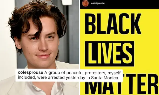 Cole Sprouse arrested for protesting for Black Lives Matter