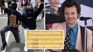 Harry Styles protests for Black Lives Matter in LA