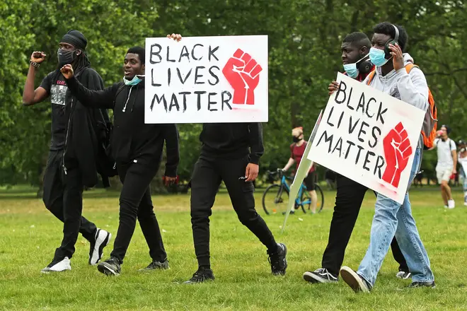 BLM protests took place on June 3 in Hyde Park, London