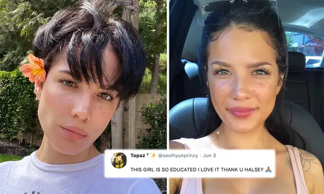 Halsey praised for educated response about being bi-racial on Twitter