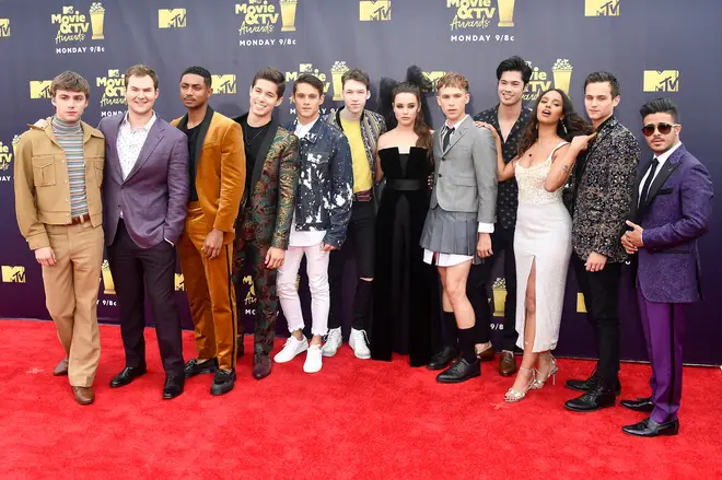 The cast of '13 Reasons Why' at the 2018 MTV Movie And TV Awards - Arrivals
