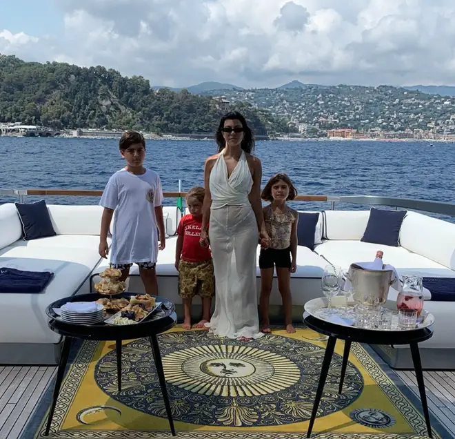 Kourtney Kardashian often posts snaps with her three adorable kids on Instagram.
