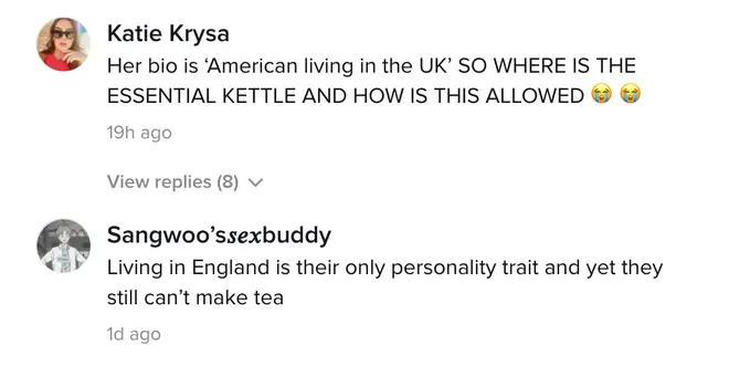 British people were 'shocked' by the way Michelle and her daughter made tea