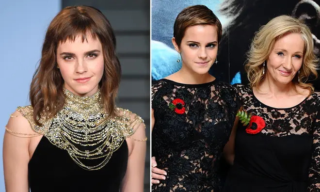 Emma Watson has broken her silence over JK Rowling's comments.