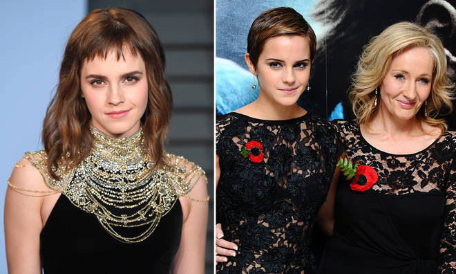 Emma Watson has broken her silence over JK Rowling's comments.