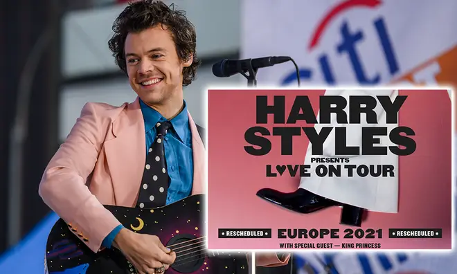 Harry Styles revealed his rescheduled 2021 tour dates