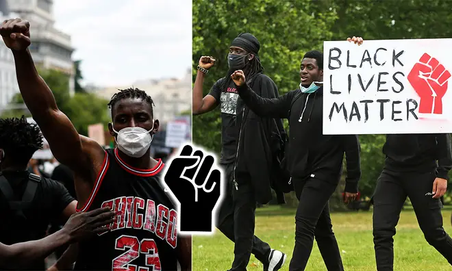 The BLM power fist has been used for years as a sign of liberation