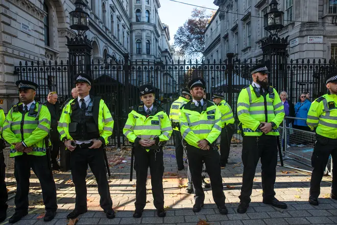 Climate Activists Arrested In Westminster