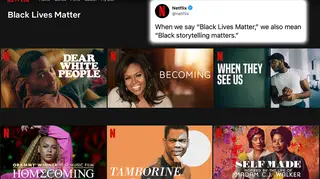 The BLM section was added to Netflix on June 10