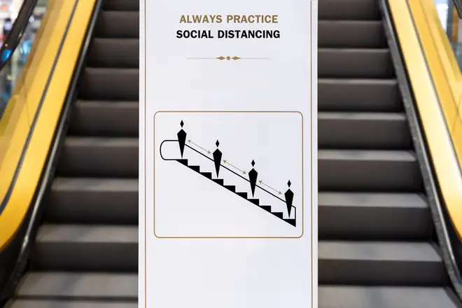 Social distance measurements will be in place across all shops