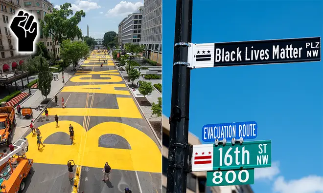 The BLM Plaza was officially named on June 5