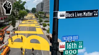 The BLM Plaza was officially named on June 5