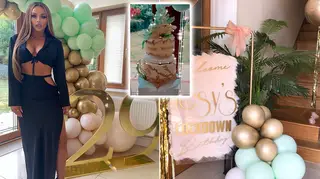 Jesy Nelson had a special birthday celebration at her Essex home