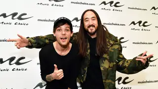 Steve Aoki spoke out about the amazing relationship Louis Tomlinson has with his son.