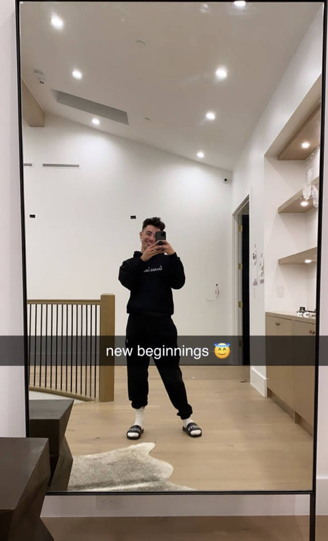 James Charles took to Instagram to tell his followers he was moving