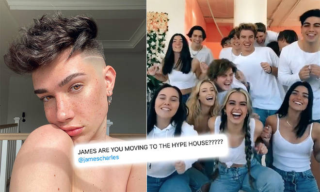 James Charles' followers have wondered if he's moving to the popular TikTok house