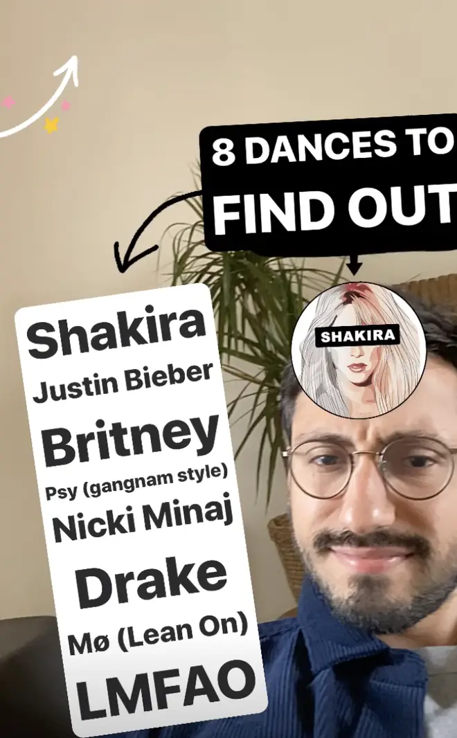 There are eight different pop stars you can dance along with