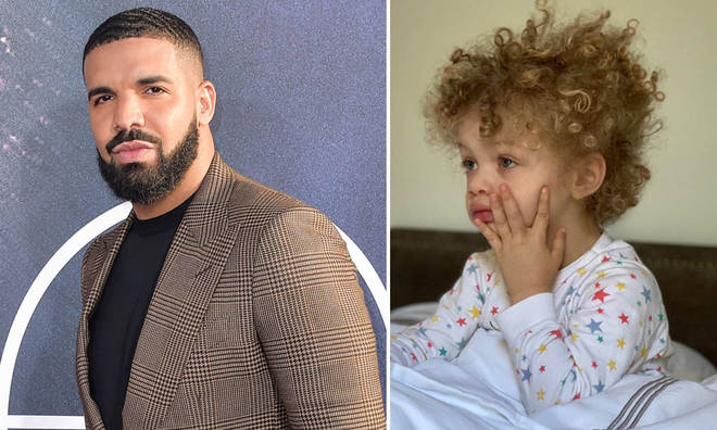Drake occasionally shares photos of his son Adonis