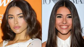 Madison Beer in 2019 and in 2013