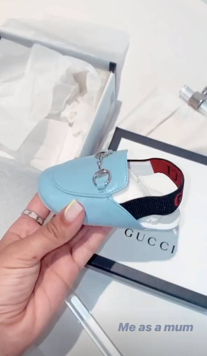 Molly-Mae's boomerang of a baby shoe had fans asking if she's pregnant