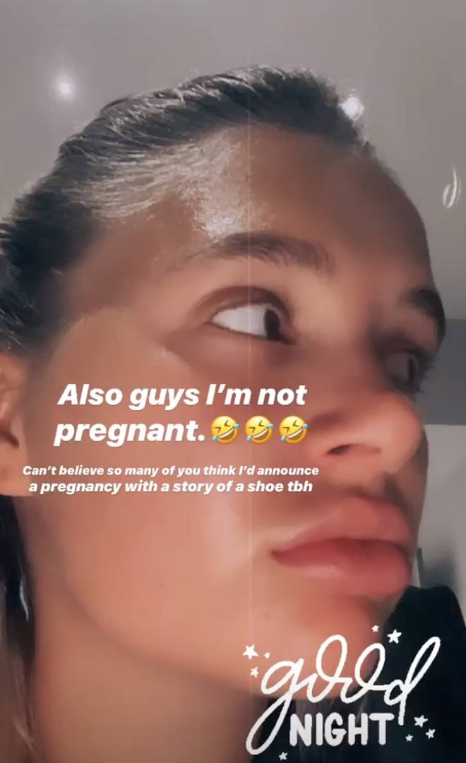 Molly-Mae shared a selfie to shut down pregnancy speculation