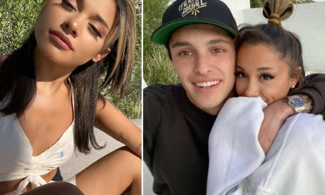ariana grande shares  selfie  boyfriend dalton gomez capital