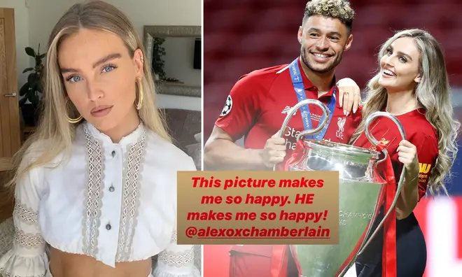 Perrie has praised her footballer boyfriend on Instagram.