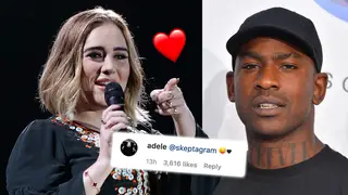 Adele and Skepta share flirty comments on Instagram