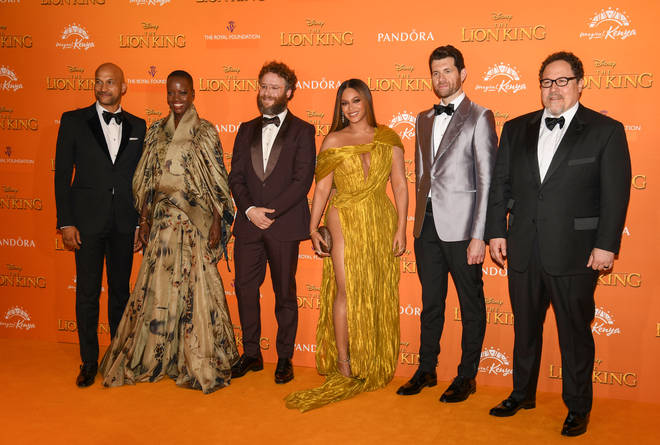 Beyoncé starred in The Lion King with Seth Rogen, Billy Eichner and Keegan-Michael Key