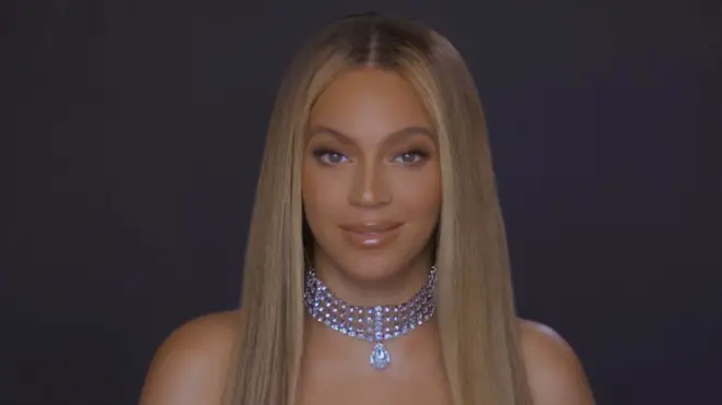 Beyoncé is seen during the 2020 BET Awards
