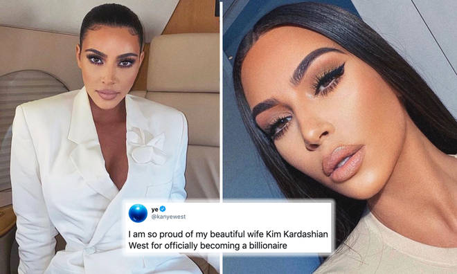 Kim Kardashian welcomed to the billionaire club by husband