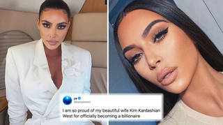Kim Kardashian welcomed to the billionaire club by husband